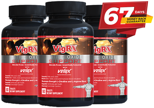 6 Bottles of VigRX Nitric Oxide Support